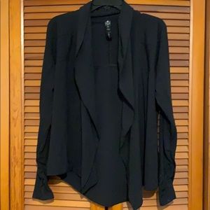 Black active wear sweater